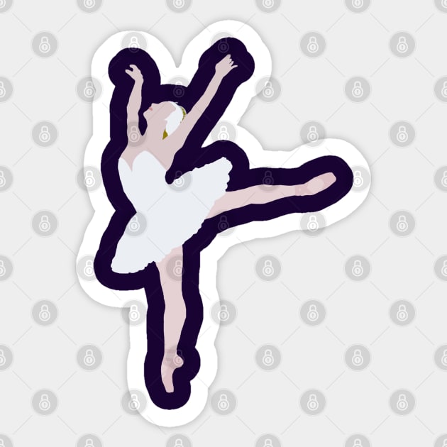 Swan Lake Sticker by Susie